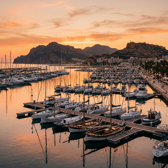 Puerto Alicante barco pesca
